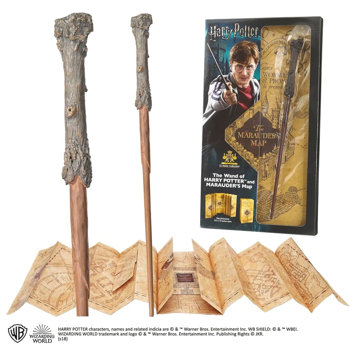 Harry Potter Magic Wand + Zemljevid Marauders fotografija izdelka