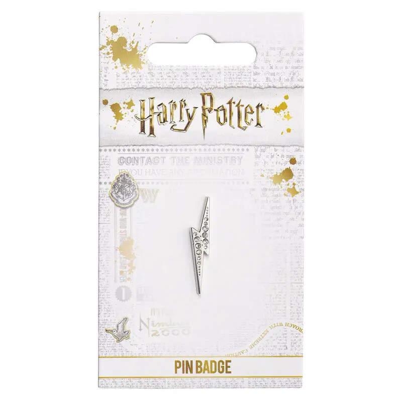 Harry Potter Lightning Bolt pripanka s kristali fotografija izdelka