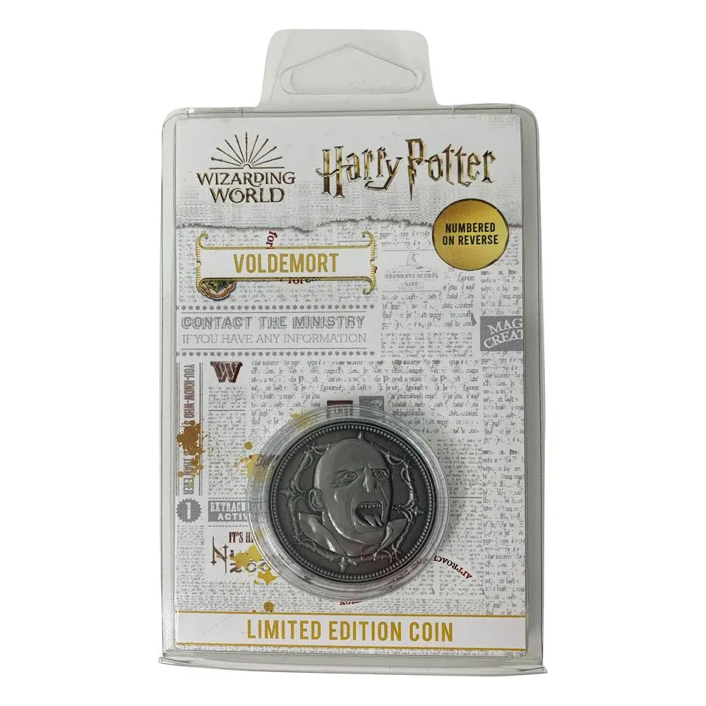 Harry Potter Zbirateljski kovanec Voldemort Limited Edition fotografija izdelka