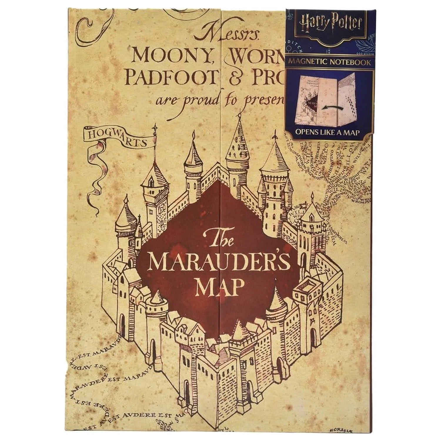 Harry Potter Beležnica A5 Marauder's Map fotografija izdelka