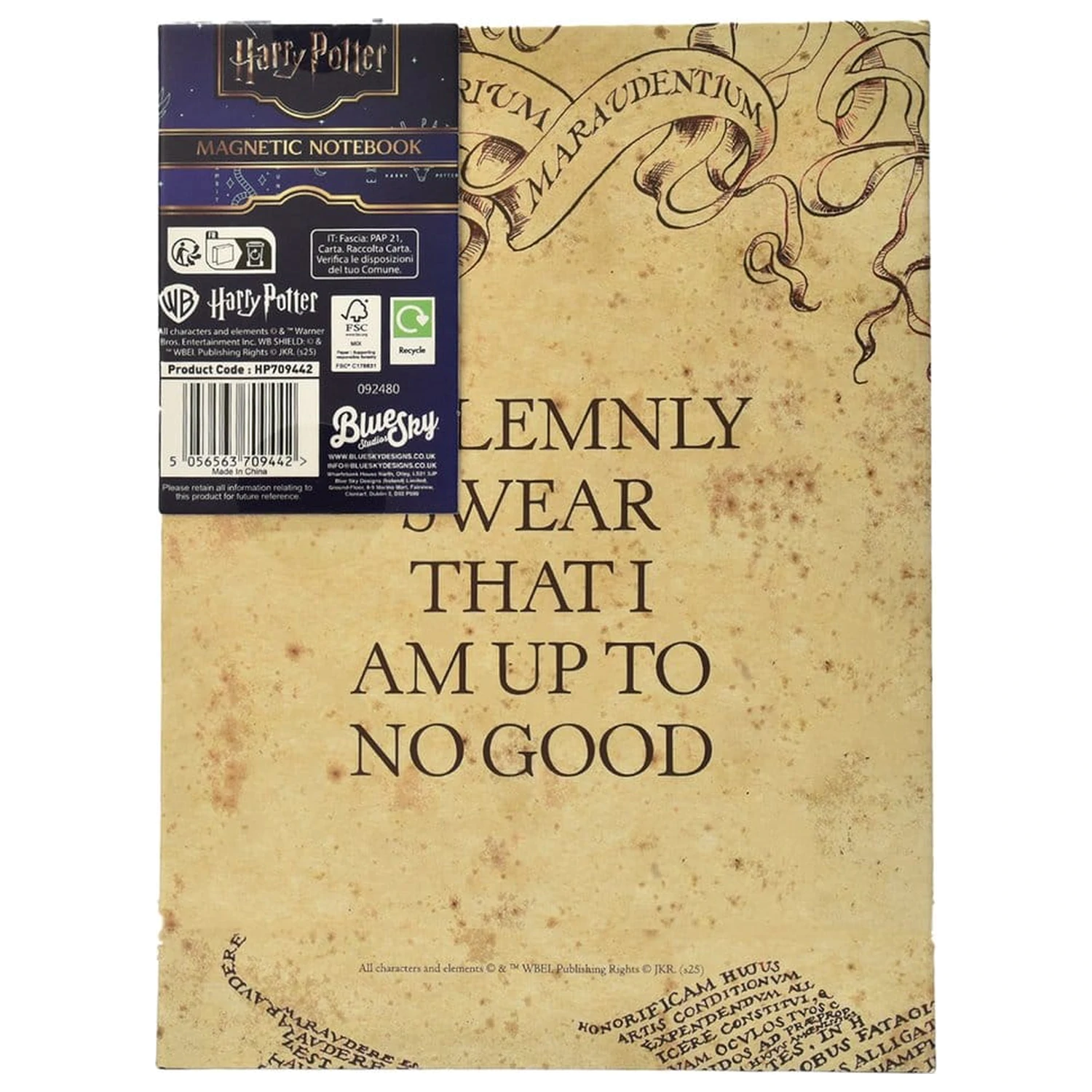 Harry Potter Beležnica A5 Marauder's Map fotografija izdelka