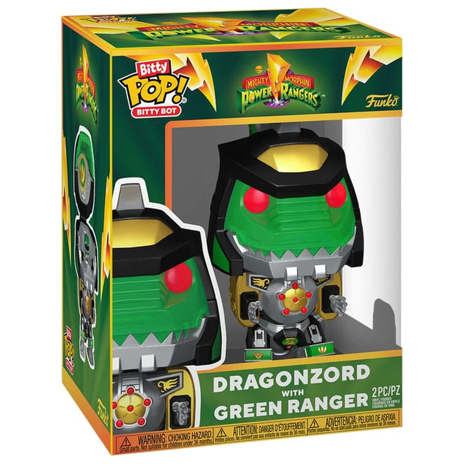 Hasbro Bitty Funko POP! Figurica Bots PR- Dragon Zord w/GR Ranger 11,7 cm fotografija izdelka