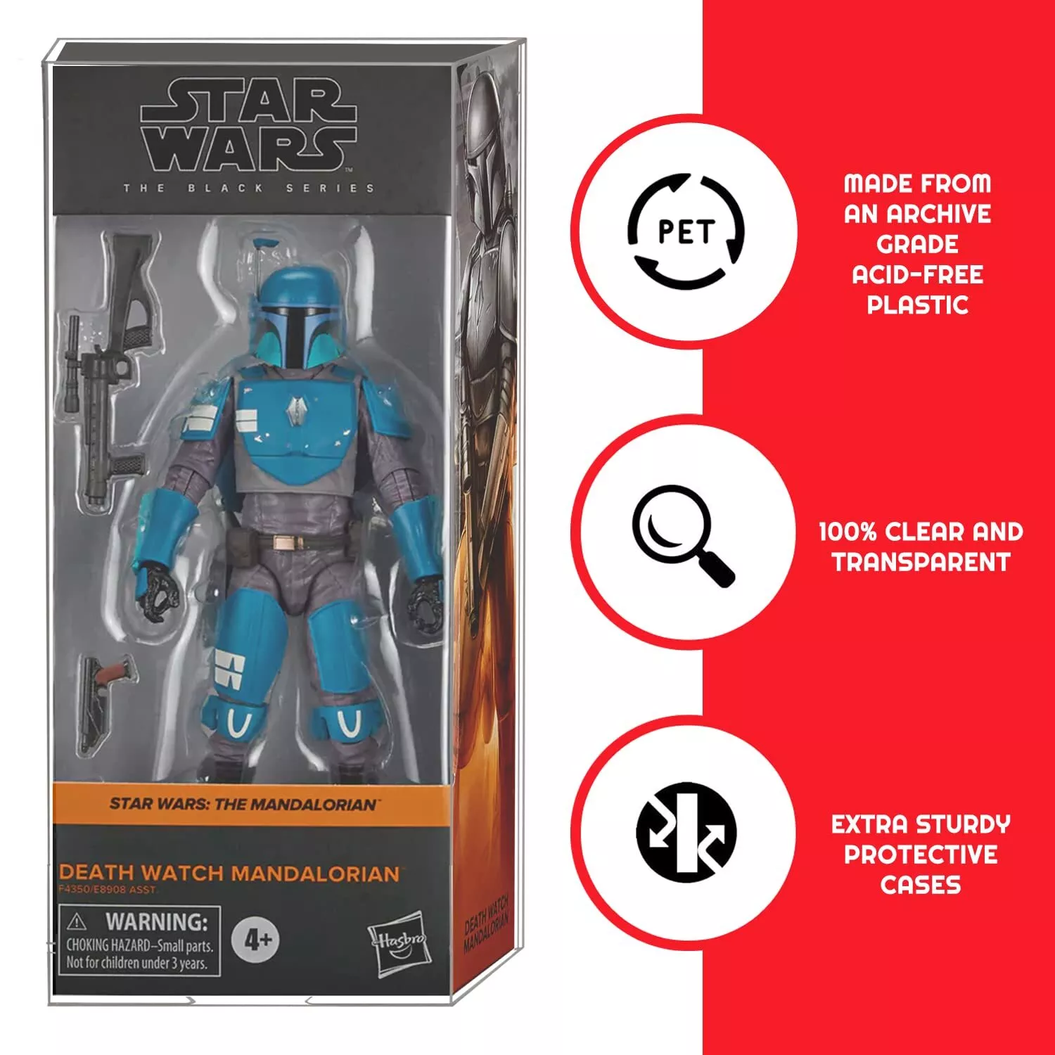 Hasbro Star Wars The Black Series Paket 10 zaščitnih stranskih škatel fotografija izdelka