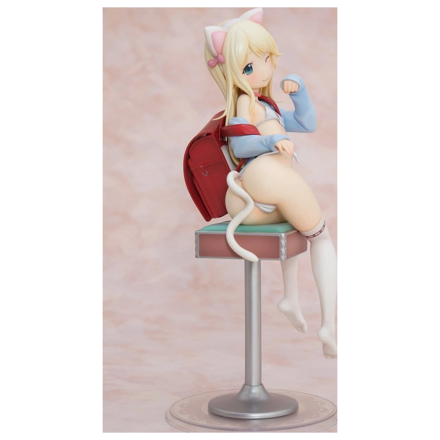 Hatsukoi Ribbon PVC figura 1/6 Yuu White cat Ver. 25 cm fotografija izdelka