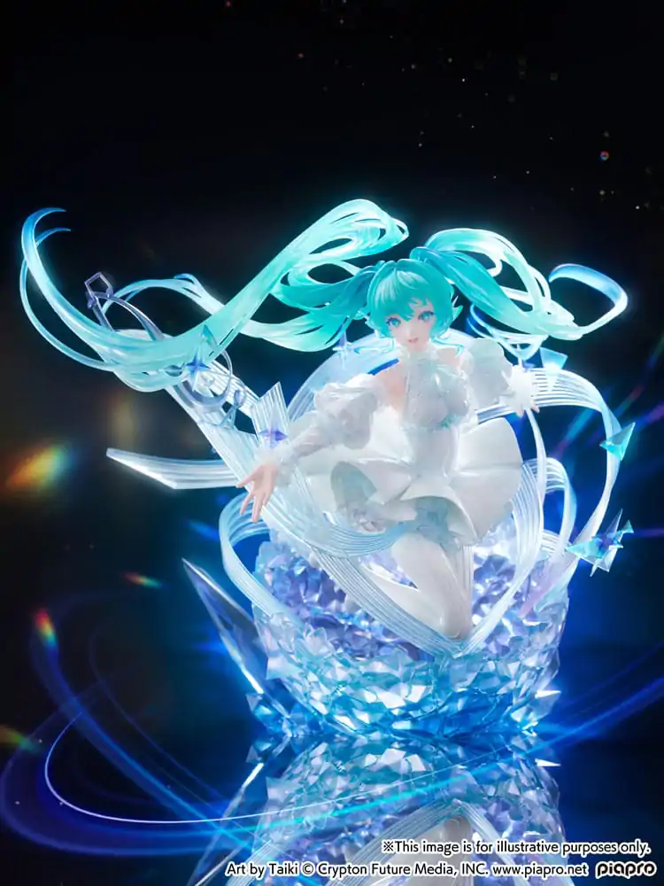 Hatsune Miku PVC kip 1/7 Hatsune Miku - Crystal Dress Ver. 22 cm fotografija izdelka