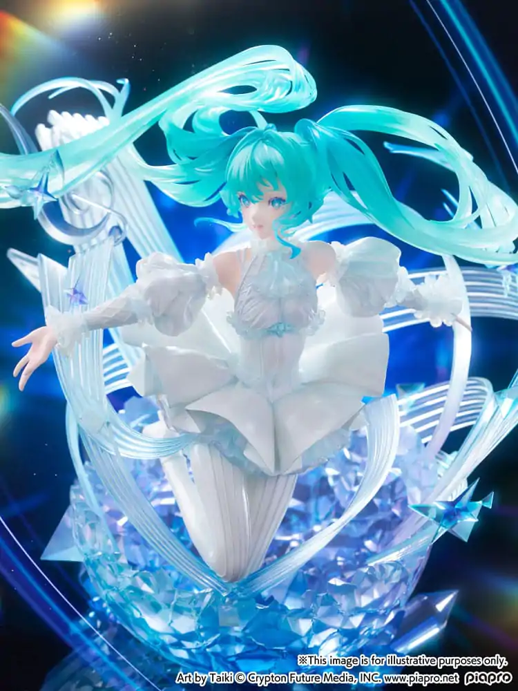Hatsune Miku PVC kip 1/7 Hatsune Miku - Crystal Dress Ver. 22 cm fotografija izdelka