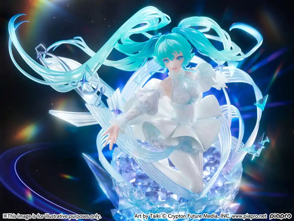Hatsune Miku PVC kip 1/7 Hatsune Miku - Crystal Dress Ver. 22 cm fotografija izdelka