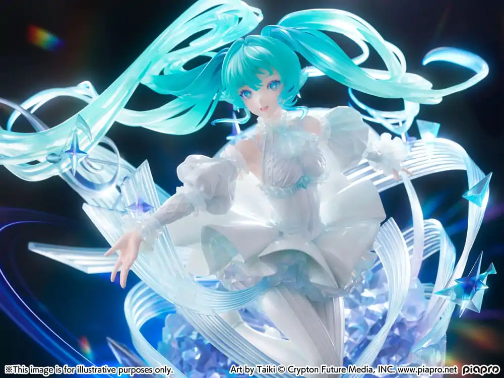 Hatsune Miku PVC kip 1/7 Hatsune Miku - Crystal Dress Ver. 22 cm fotografija izdelka