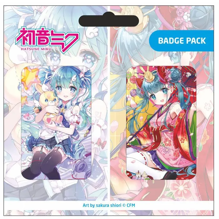 Hatsune Miku priponke 2-Pack Set B fotografija izdelka