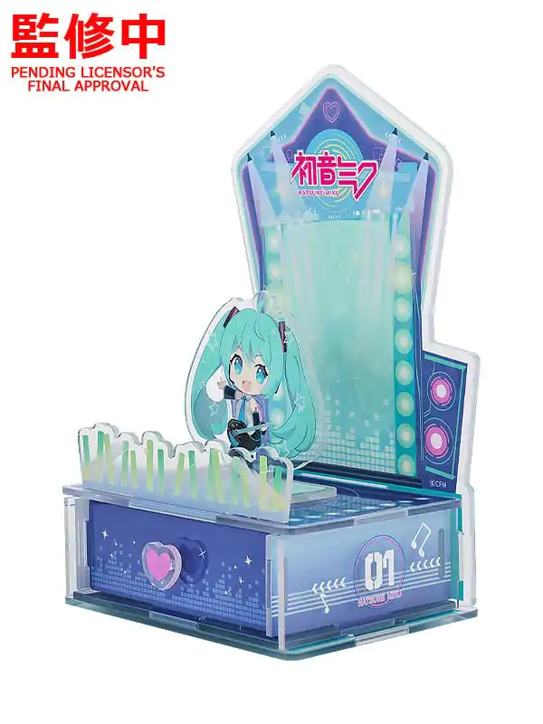 Hatsune Miku Akrilna Diorama Etui Character Vocal Series 01: Hatsune Miku fotografija izdelka