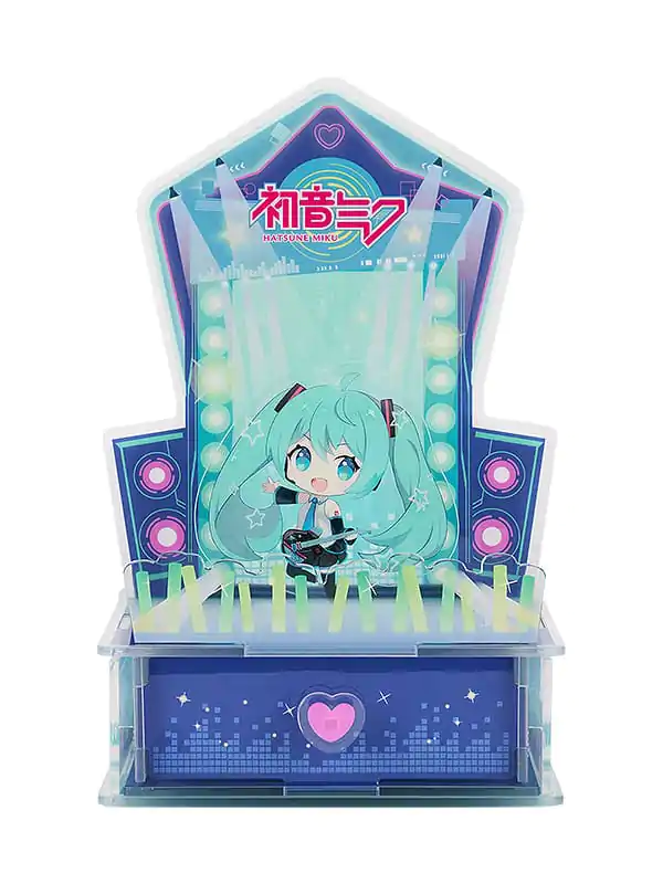 Hatsune Miku Akrilna Diorama Etui Character Vocal Series 01: Hatsune Miku fotografija izdelka