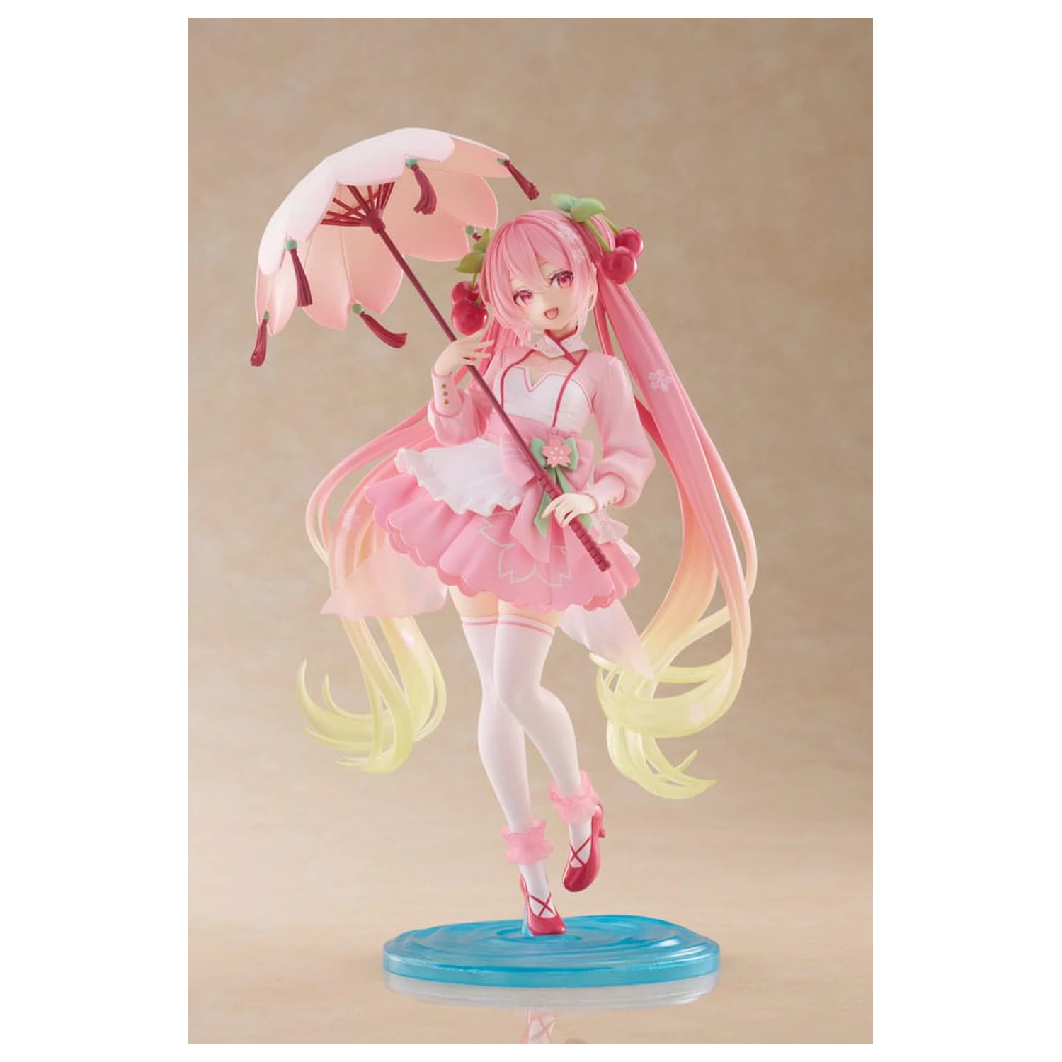Hatsune Miku AMP PVC kip Newley Written Sakura Miku Sakura Dress Ver. 21 cm fotografija izdelka