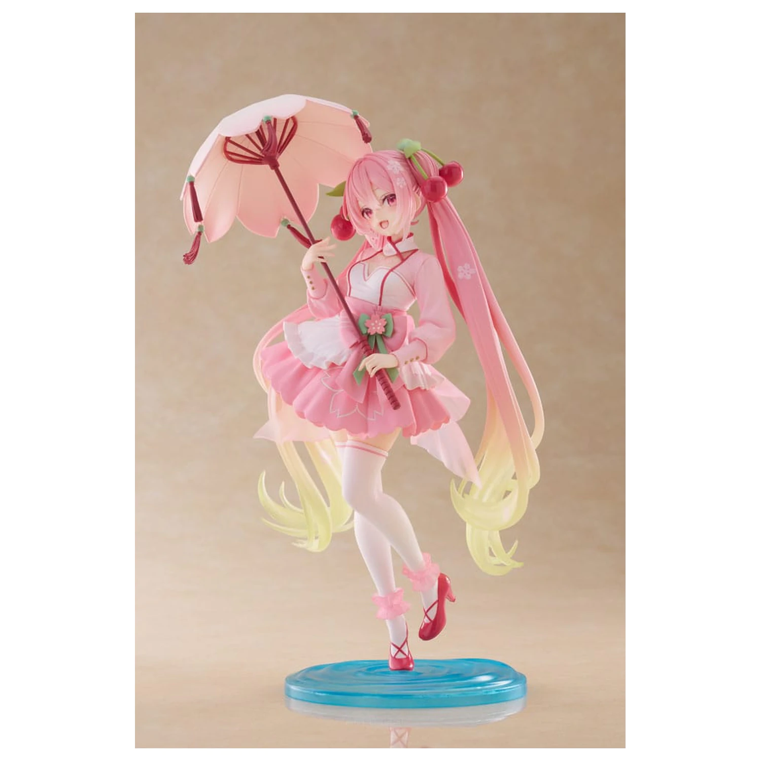 Hatsune Miku AMP PVC kip Newley Written Sakura Miku Sakura Dress Ver. 21 cm fotografija izdelka