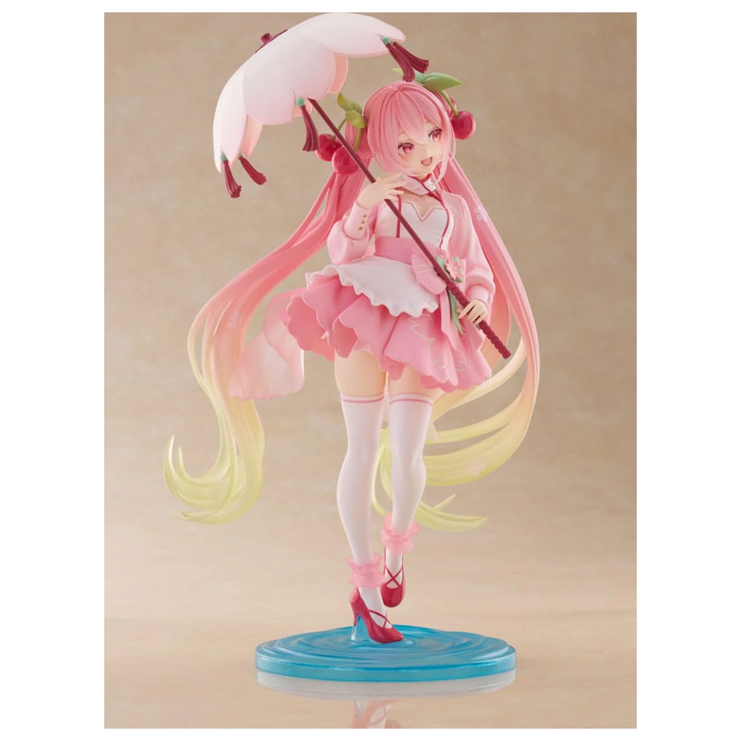 Hatsune Miku AMP PVC kip Newley Written Sakura Miku Sakura Dress Ver. 21 cm fotografija izdelka