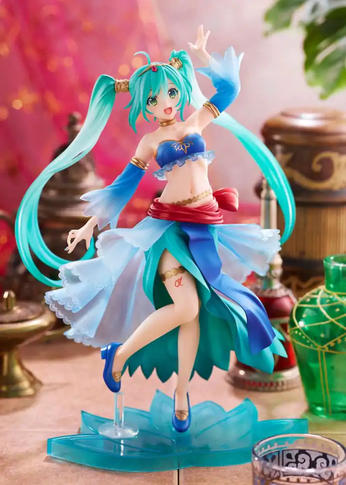 Hatsune Miku AMP PVC Kip Princess Arabian Ver. 18 cm fotografija izdelka