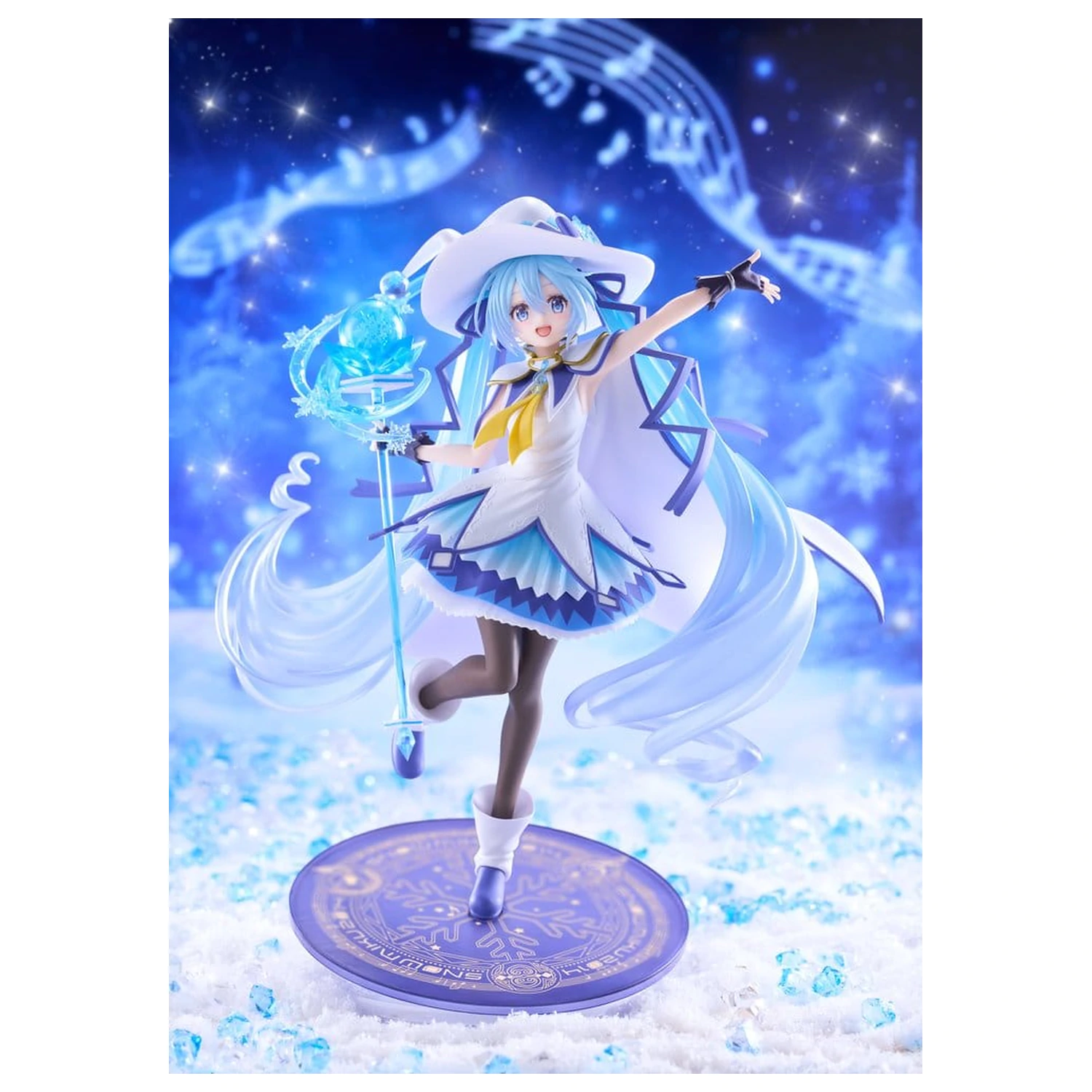 Hatsune Miku AMP+ PVC figura Snow Miku All Stars 2014 Ver. 25 cm fotografija izdelka