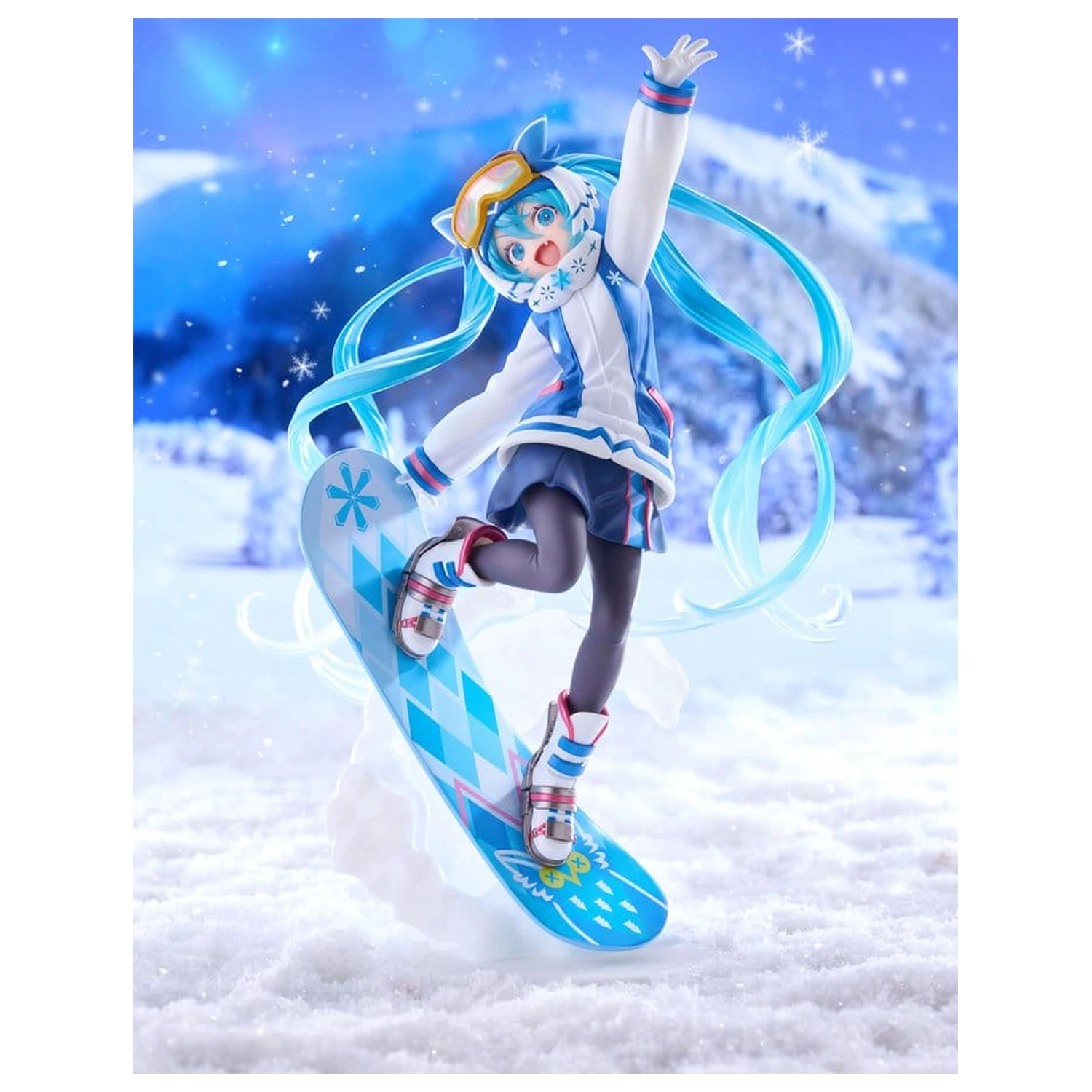 Hatsune Miku AMP+ PVC figura Snow Miku All Stars 2016 Ver. 23 cm fotografija izdelka