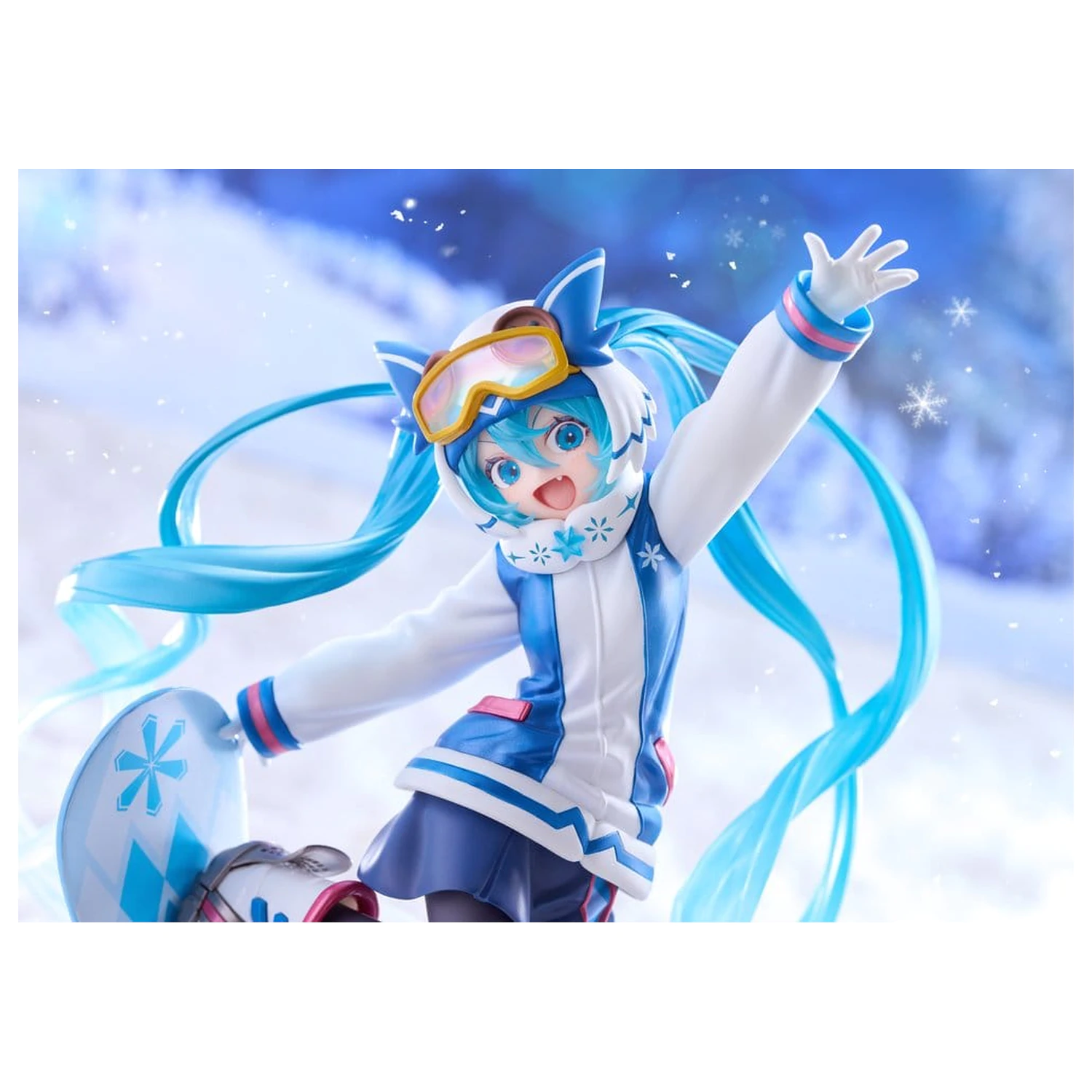 Hatsune Miku AMP+ PVC figura Snow Miku All Stars 2016 Ver. 23 cm fotografija izdelka