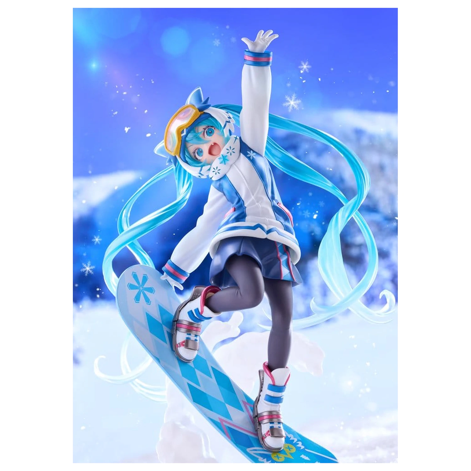 Hatsune Miku AMP+ PVC figura Snow Miku All Stars 2016 Ver. 23 cm fotografija izdelka