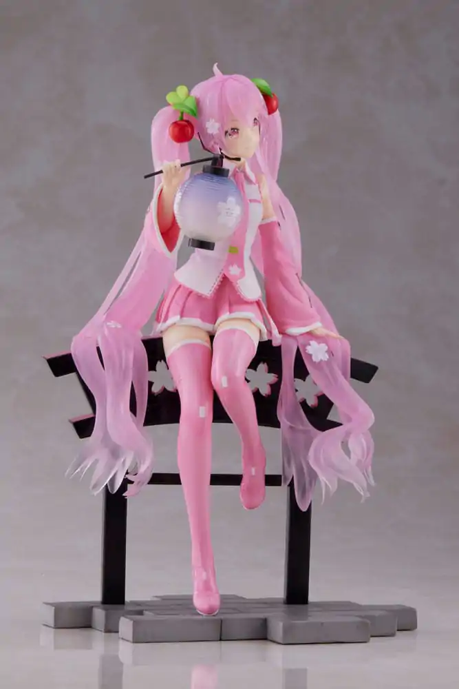 Hatsune Miku AMP PVC Kip Sakura Miku Lantern Ver. Ponatis 20 cm fotografija izdelka