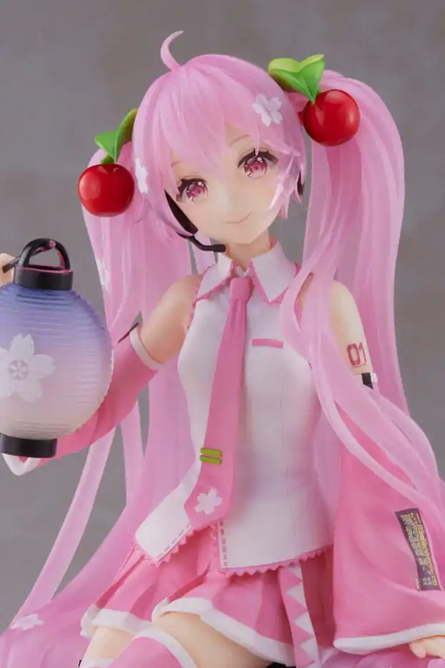 Hatsune Miku AMP PVC Kip Sakura Miku Lantern Ver. Ponatis 20 cm fotografija izdelka
