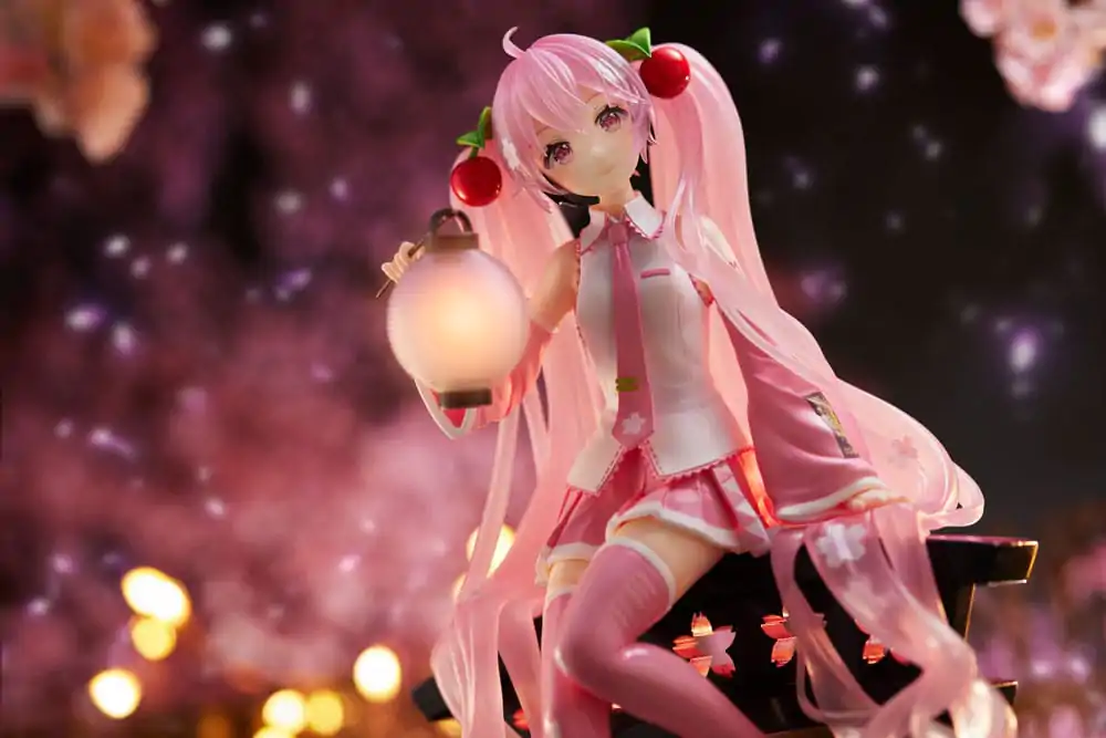 Hatsune Miku AMP PVC Kip Sakura Miku Lantern Ver. Ponatis 20 cm fotografija izdelka