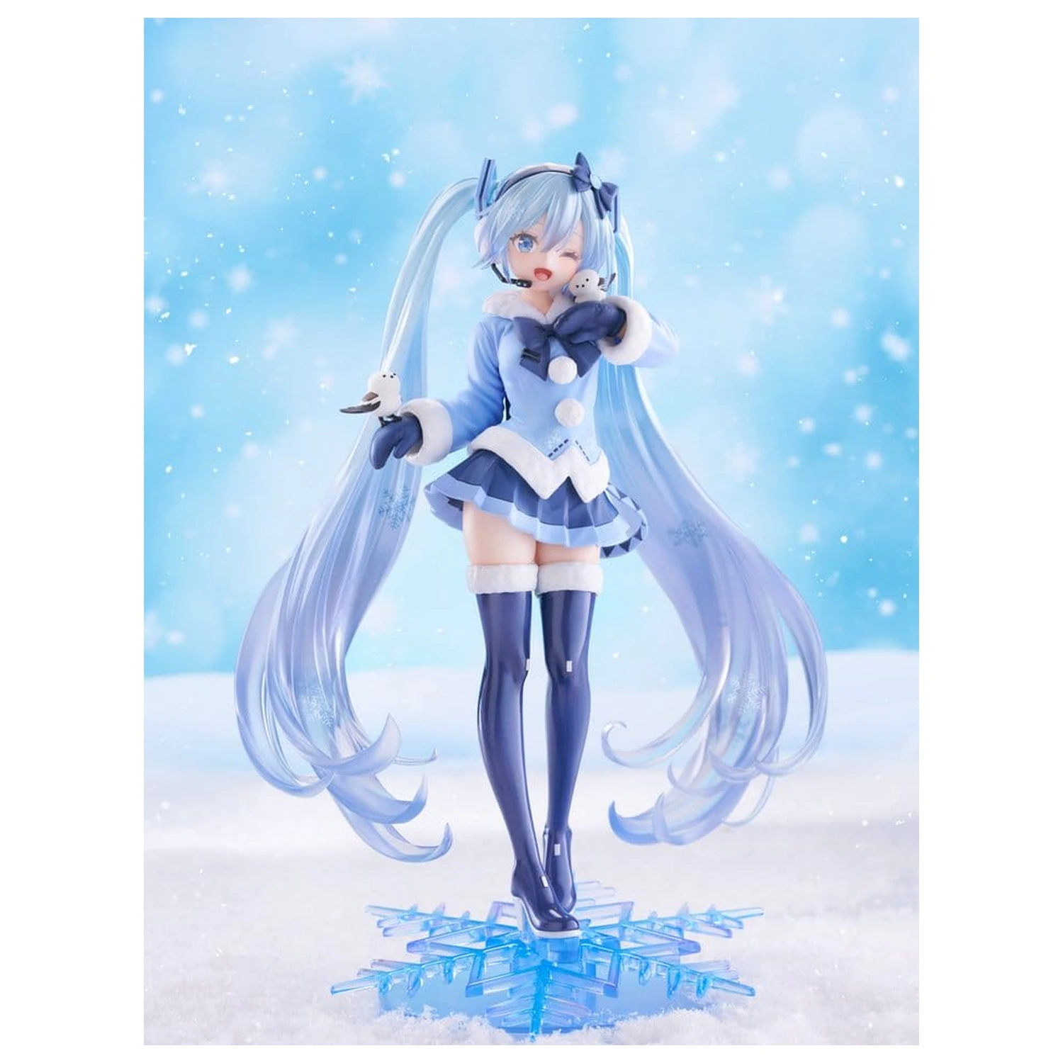Hatsune Miku AMP+ PVC figura Snow Miku All Stars 2012 Ver. 25 cm fotografija izdelka