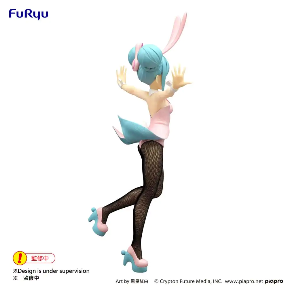 Hatsune Miku BiCute Bunnies PVC Kip z Mežikom Biserno Roza Barvna Različica 30 cm fotografija izdelka