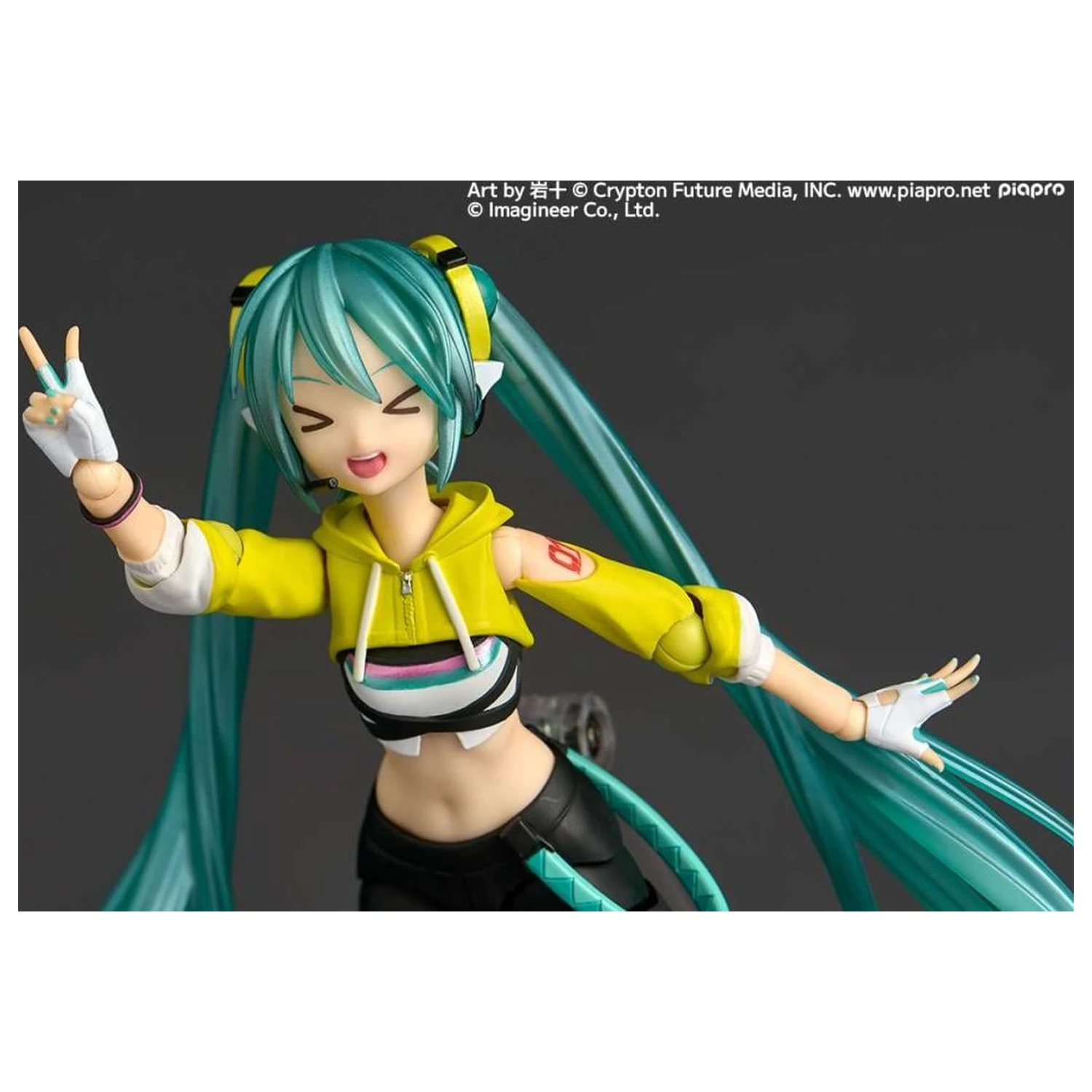 Hatsune Miku Boxing Version figura Revoltech A.Y. 15 cm fotografija izdelka