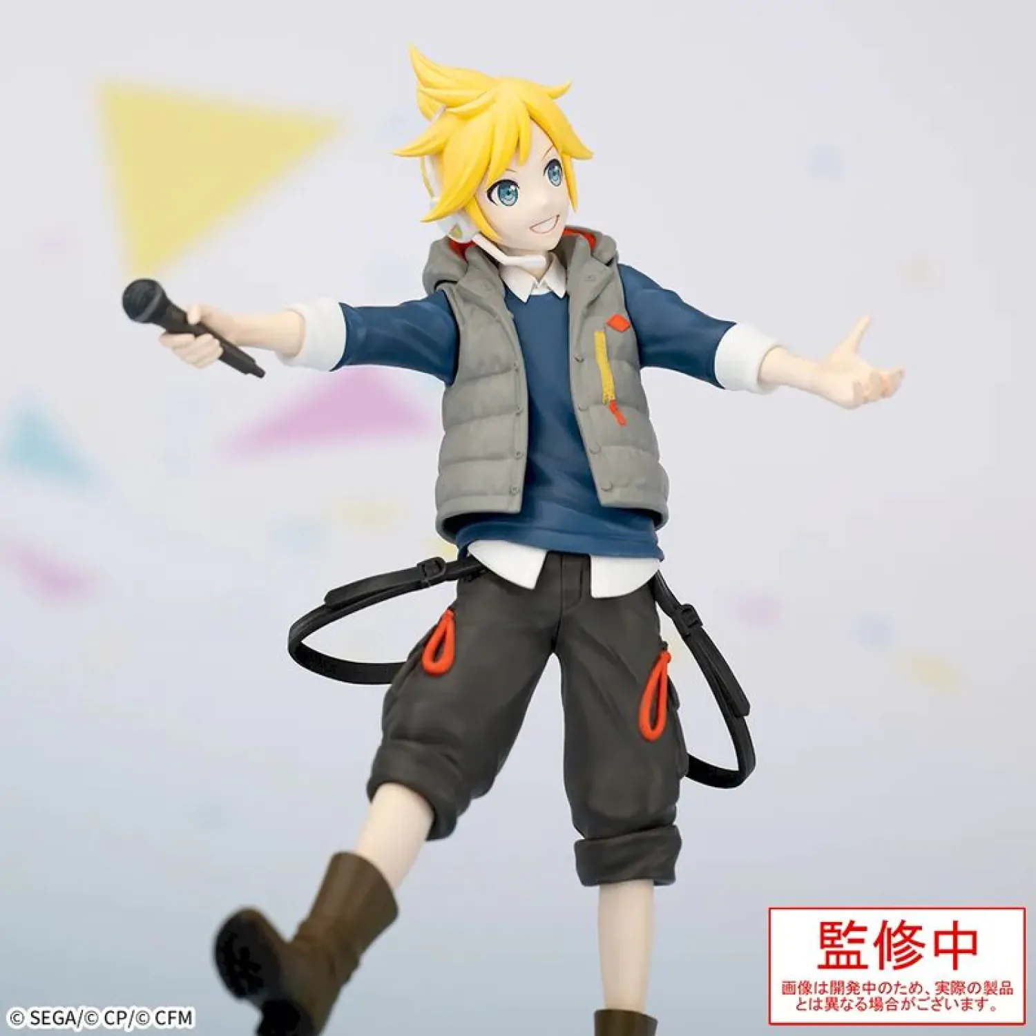 Hatsune Miku: Colorful Stage! Namizni x Dekorativni *Collections PVC Kip* Kagamine Len Street Sekai Ver. 15 cm fotografija izdelka