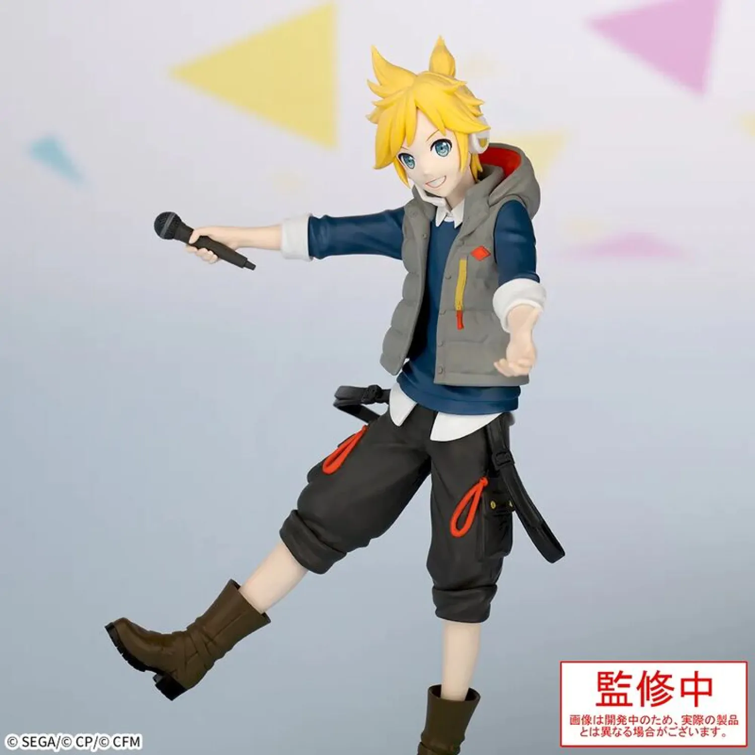 Hatsune Miku: Colorful Stage! Namizni x Dekorativni *Collections PVC Kip* Kagamine Len Street Sekai Ver. 15 cm fotografija izdelka