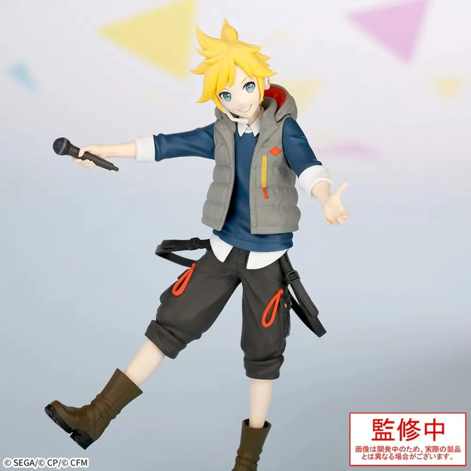 Hatsune Miku: Colorful Stage! Namizni x Dekorativni *Collections PVC Kip* Kagamine Len Street Sekai Ver. 15 cm fotografija izdelka