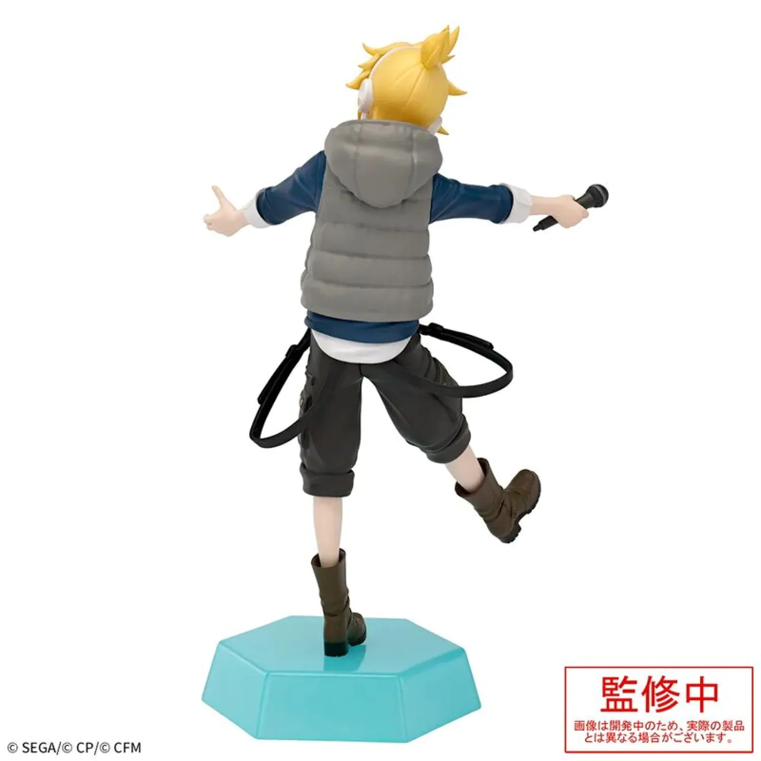 Hatsune Miku: Colorful Stage! Namizni x Dekorativni *Collections PVC Kip* Kagamine Len Street Sekai Ver. 15 cm fotografija izdelka