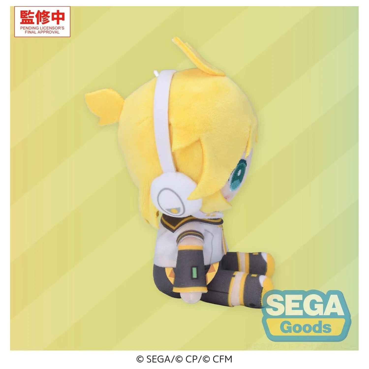 Hatsune Miku: Colorful Stage! Mysekai plišasta figura Kagamine Rin S 13 cm fotografija izdelka