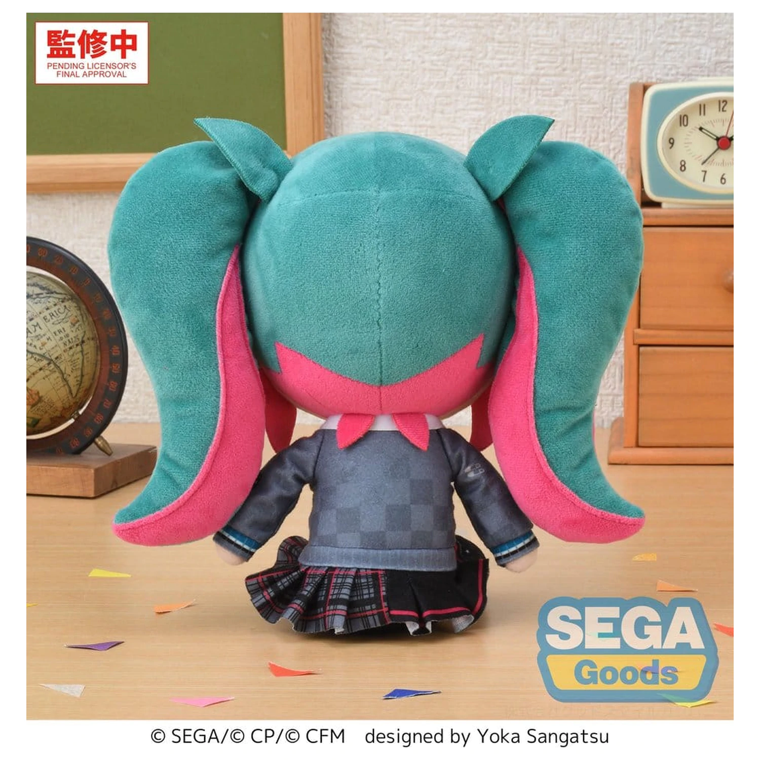 Hatsune Miku: Colorful Stage! Plišasta figura fuwa petit M -School SEKAI Hatsune Miku- fotografija izdelka