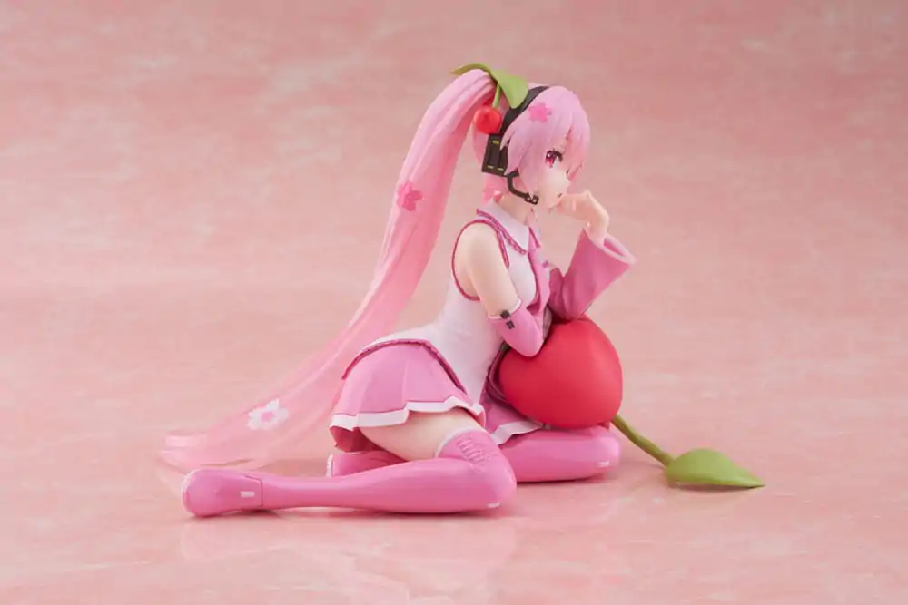 Hatsune Miku PVC Kip Namizna Simpatična Figurica Sakura Miku Češnja Blazina Ver. 13 cm fotografija izdelka