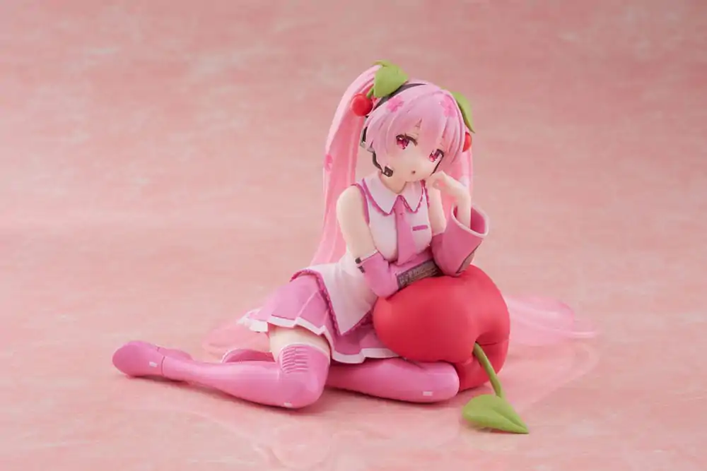 Hatsune Miku PVC Kip Namizna Simpatična Figurica Sakura Miku Češnja Blazina Ver. 13 cm fotografija izdelka