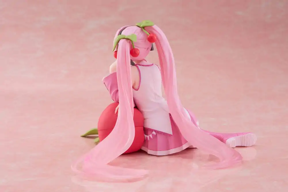 Hatsune Miku PVC Kip Namizna Simpatična Figurica Sakura Miku Češnja Blazina Ver. 13 cm fotografija izdelka