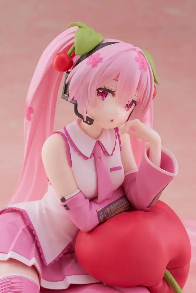 Hatsune Miku PVC Kip Namizna Simpatična Figurica Sakura Miku Češnja Blazina Ver. 13 cm fotografija izdelka