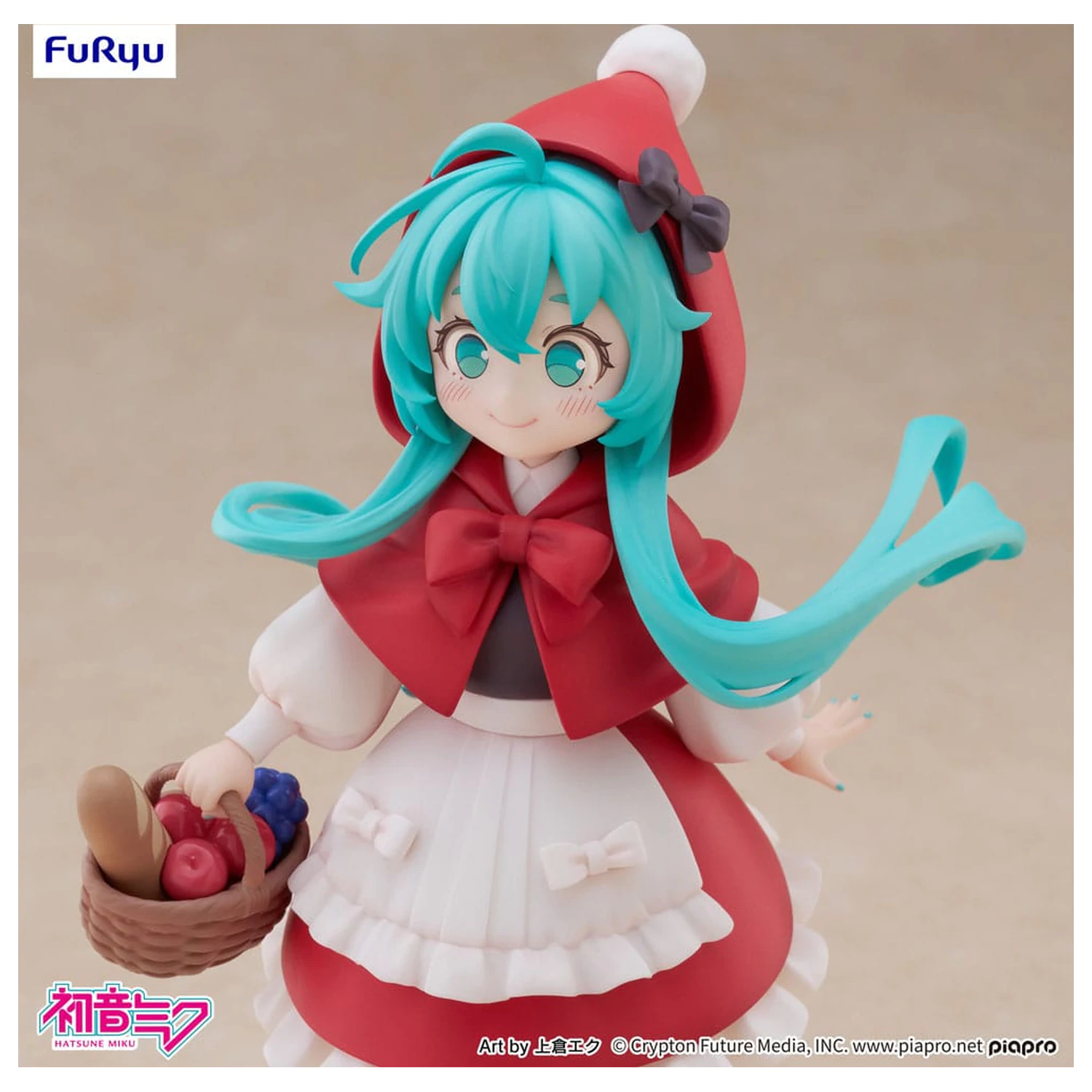 Hatsune Miku Namizna Vila PVC kip Hatsune Miku Little red riding hood Ver. 16 cm fotografija izdelka