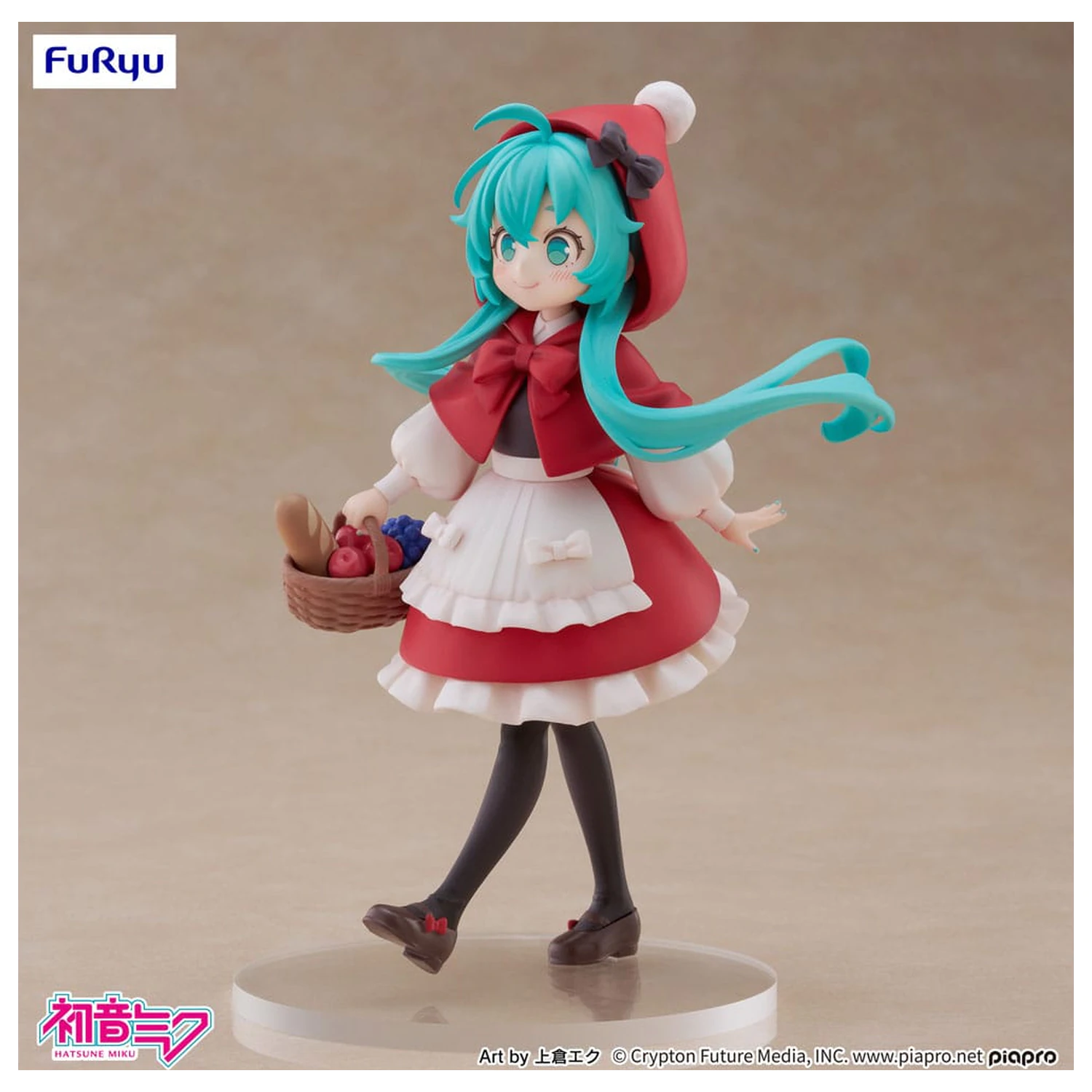 Hatsune Miku Namizna Vila PVC kip Hatsune Miku Little red riding hood Ver. 16 cm fotografija izdelka