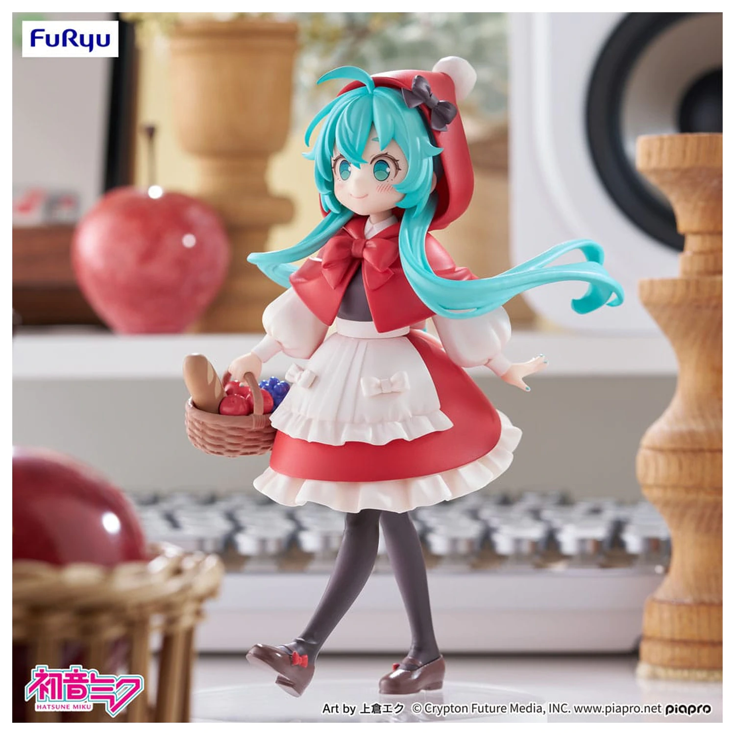 Hatsune Miku Namizna Vila PVC kip Hatsune Miku Little red riding hood Ver. 16 cm fotografija izdelka
