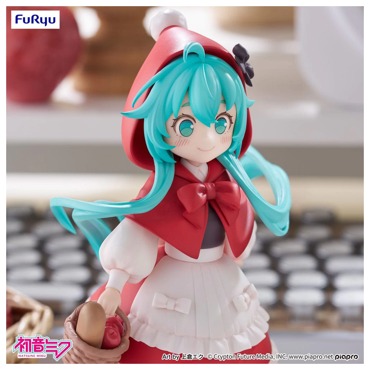 Hatsune Miku Namizna Vila PVC kip Hatsune Miku Little red riding hood Ver. 16 cm fotografija izdelka
