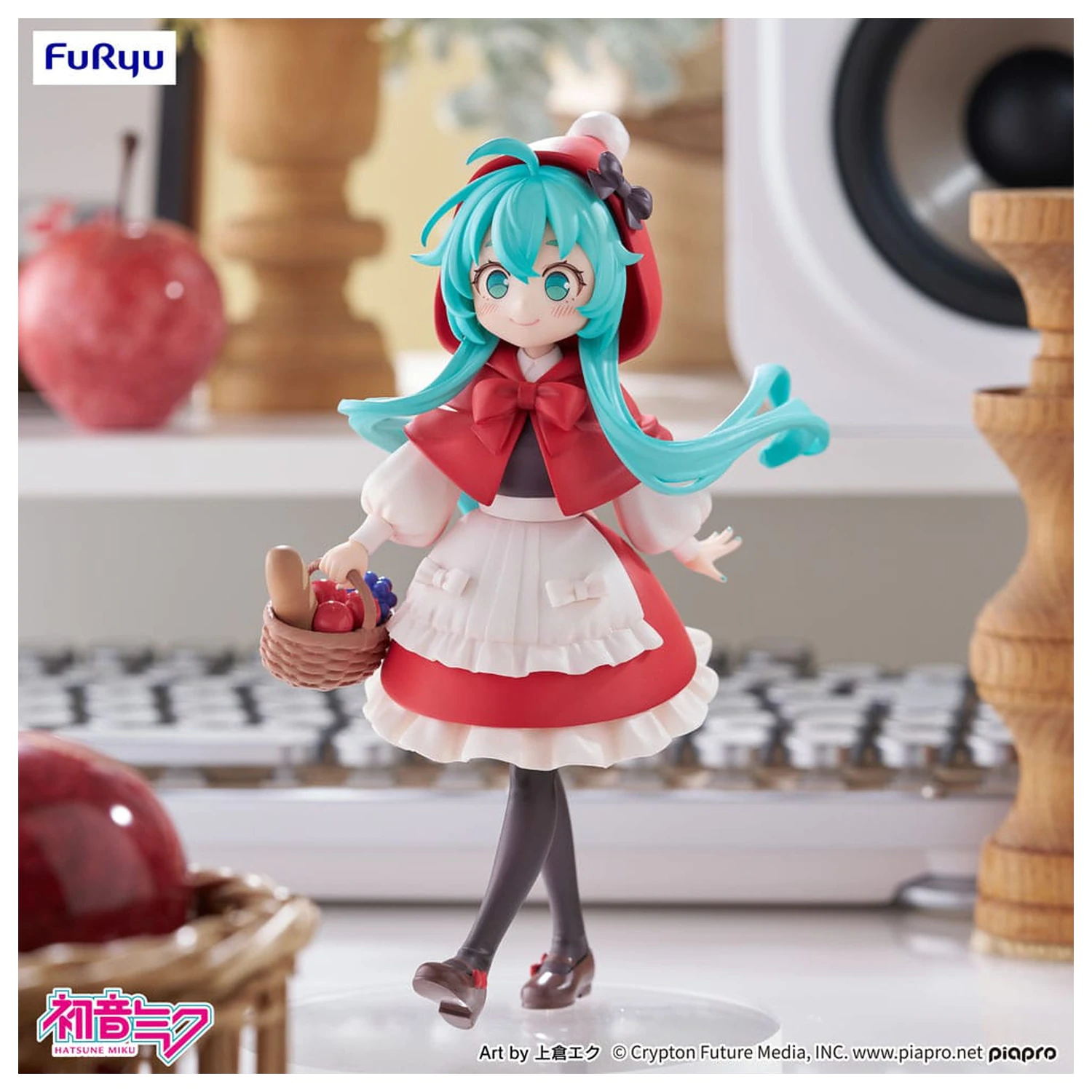 Hatsune Miku Namizna Vila PVC kip Hatsune Miku Little red riding hood Ver. 16 cm fotografija izdelka