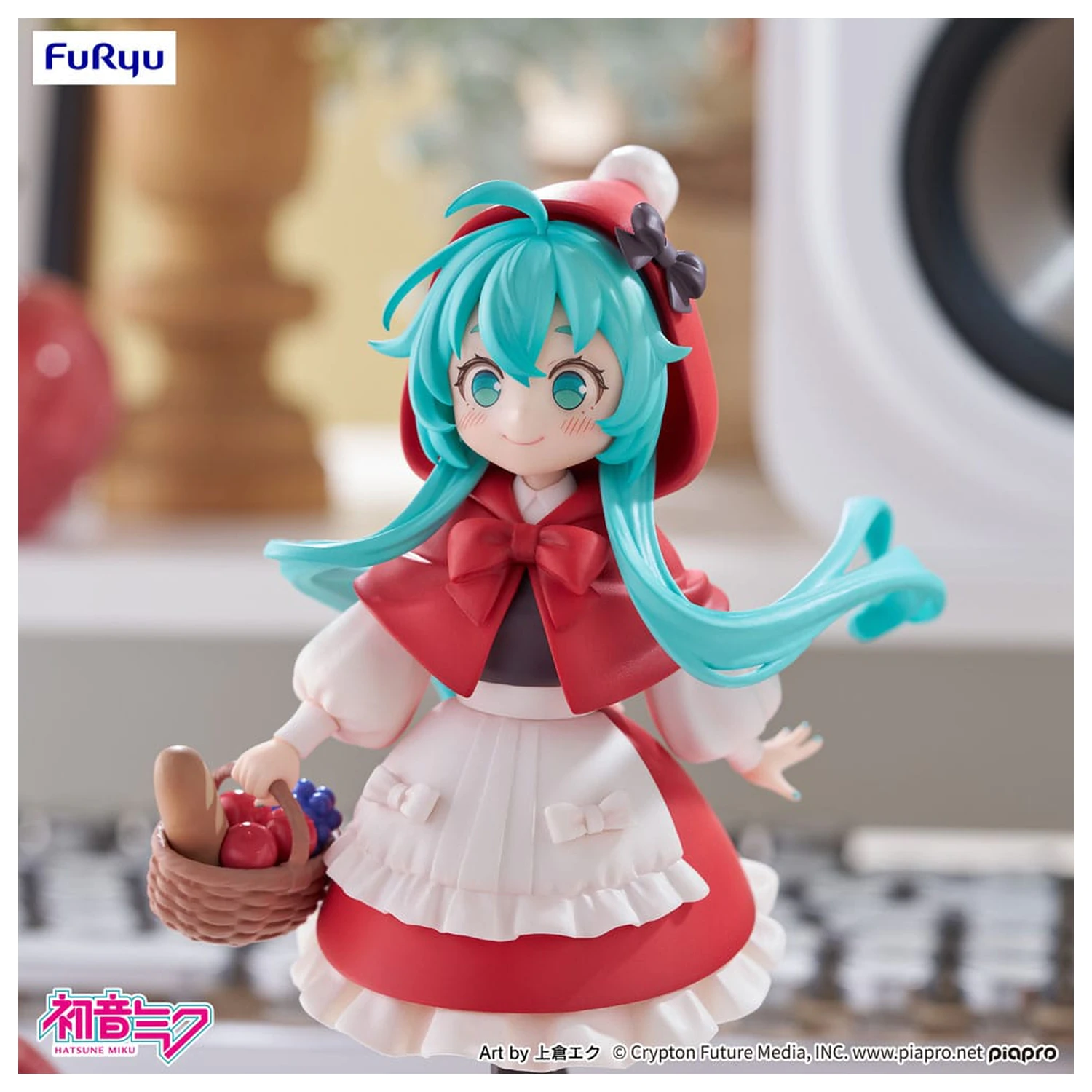 Hatsune Miku Namizna Vila PVC kip Hatsune Miku Little red riding hood Ver. 16 cm fotografija izdelka