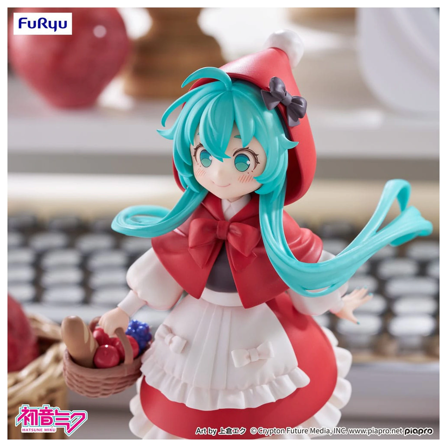 Hatsune Miku Namizna Vila PVC kip Hatsune Miku Little red riding hood Ver. 16 cm fotografija izdelka
