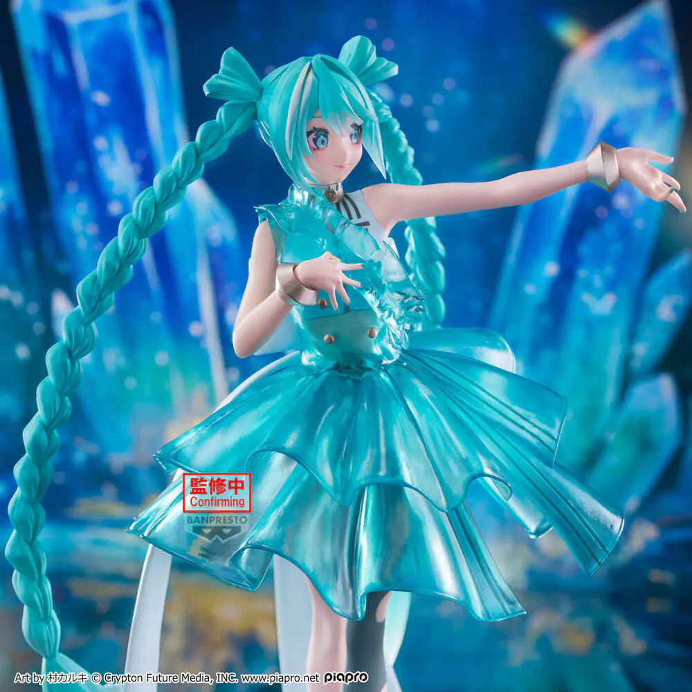 Hatsune Miku EmeraldGem Clearluxe figura 28 cm fotografija izdelka
