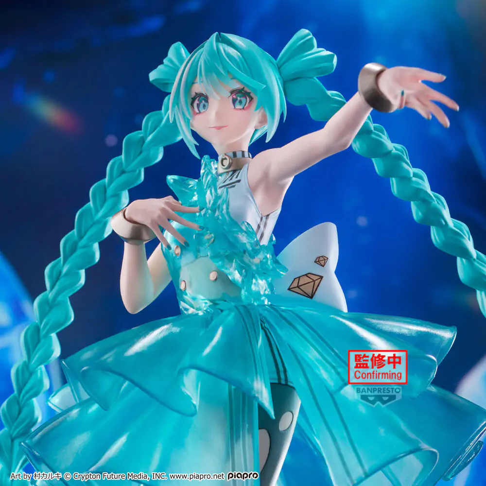 Hatsune Miku EmeraldGem Clearluxe figura 28 cm fotografija izdelka