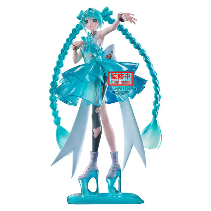 Hatsune Miku EmeraldGem Clearluxe figura 28 cm fotografija izdelka