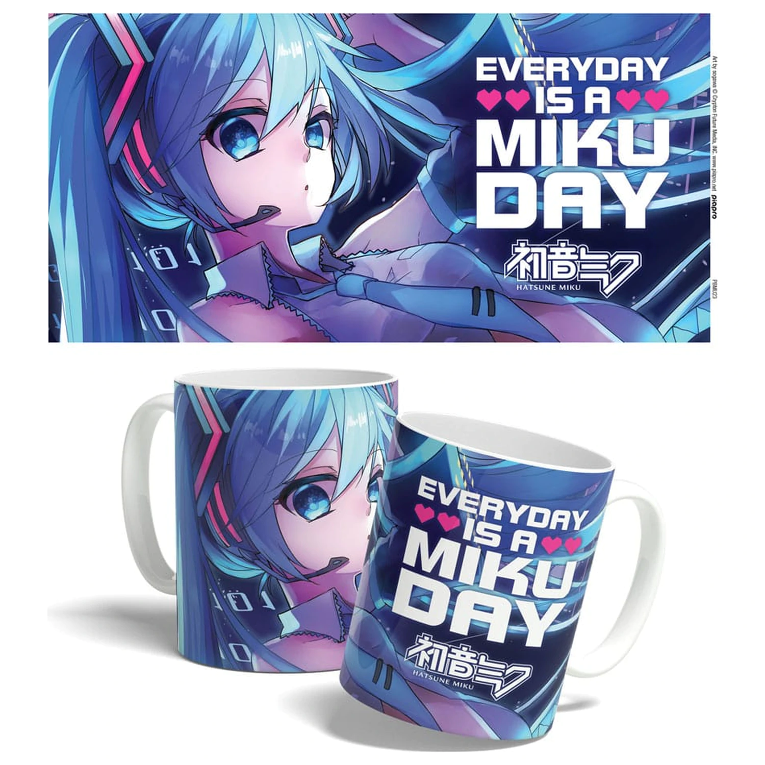 Hatsune Miku Skodelica Vsak dan je Miku dan 325 ml fotografija izdelka